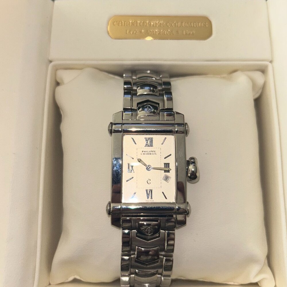 Phillipe Charriol Mens Watch: Colvmbvs 9011910 With Box and Papers